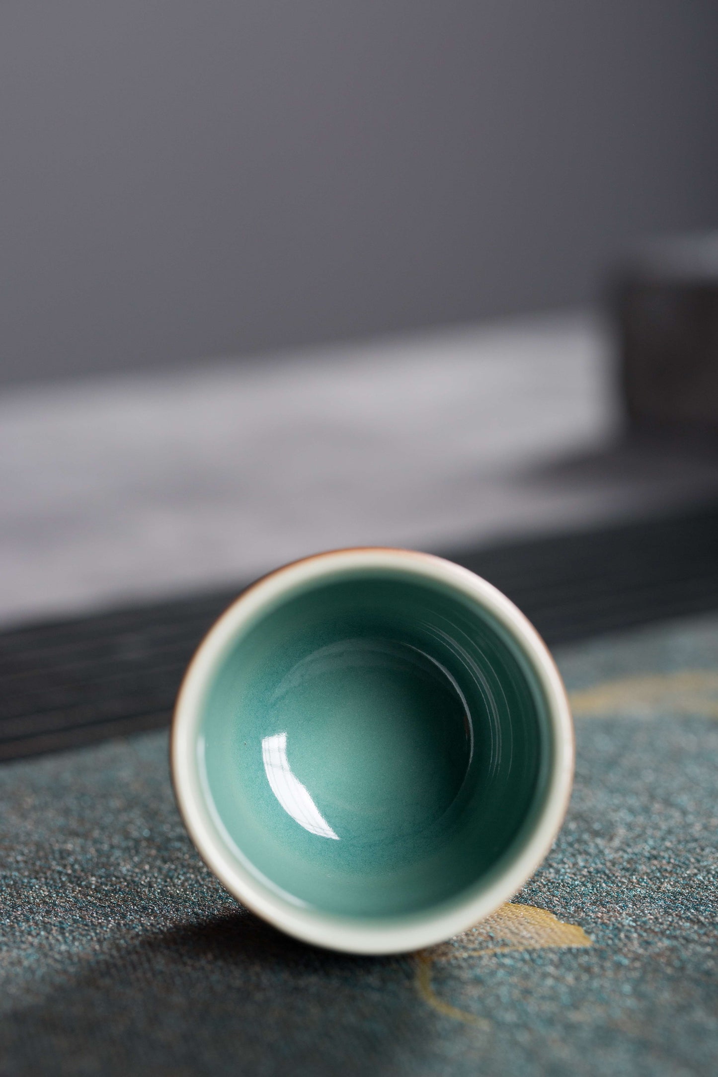 Longquan Gray Glaze Celadon,8-Head Autumn Delight Gray Glaze Teapot set