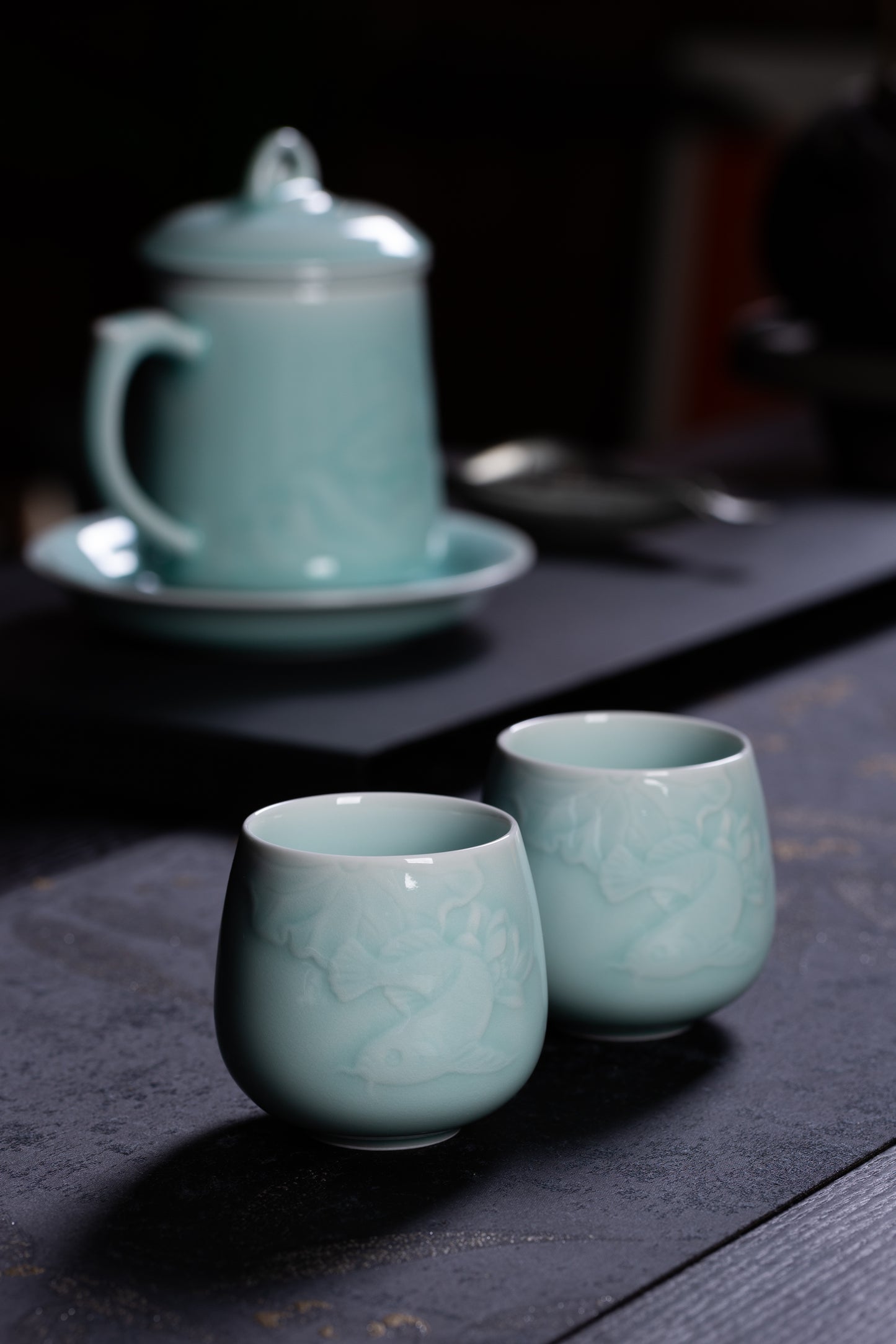 Dragon Fish 5 pieces tea set