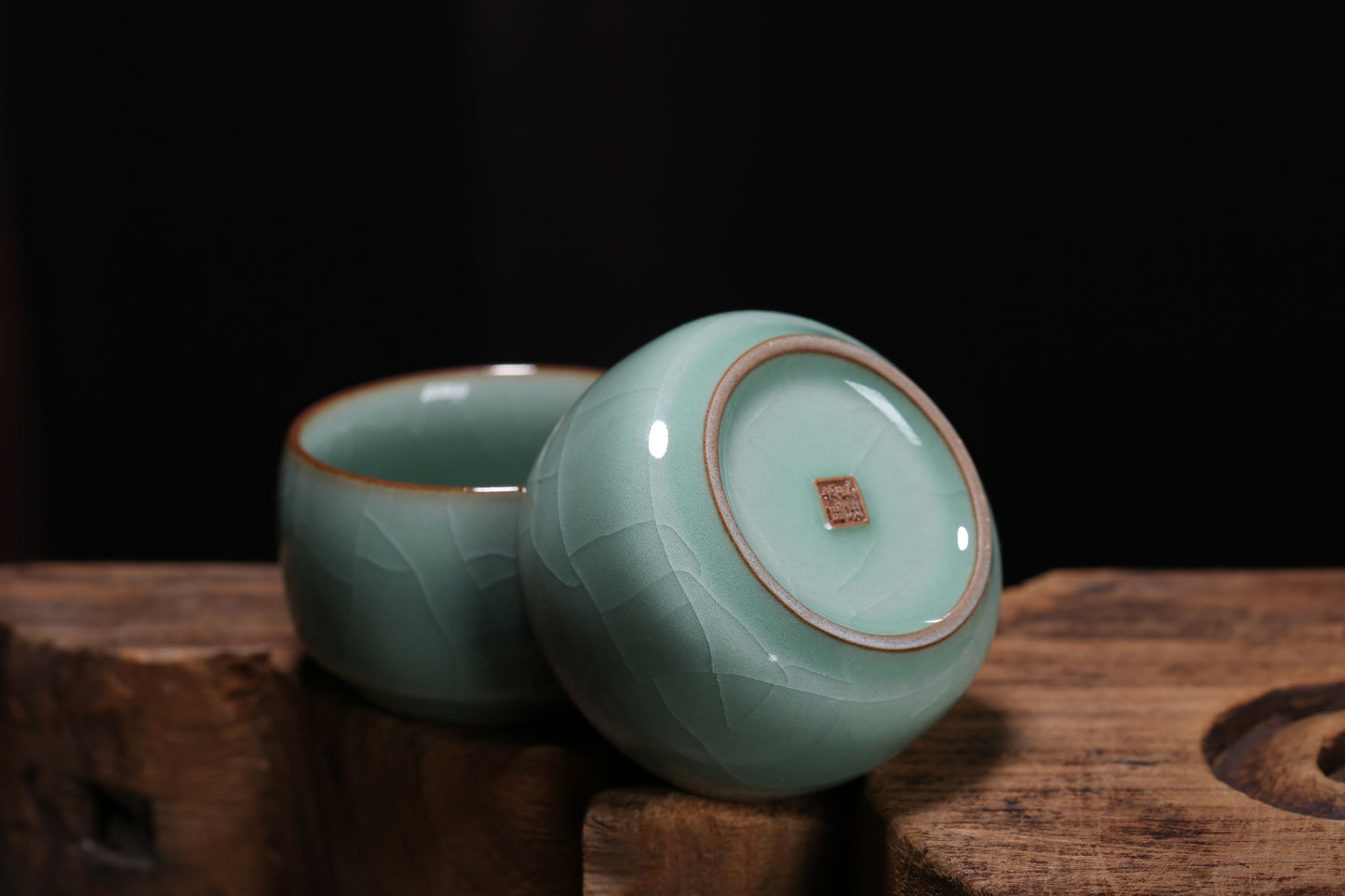 Longquan Celadon Ge Kiln Xishi 10 Head Teapot set