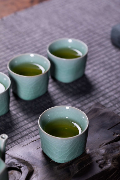 Heaven & Earth · 天圆地方 Celadon Teaware Set (5-piece)
