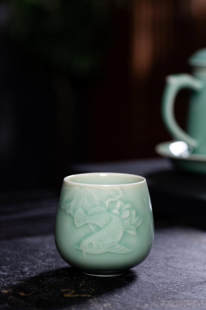 Dragon Fish 5 pieces tea set