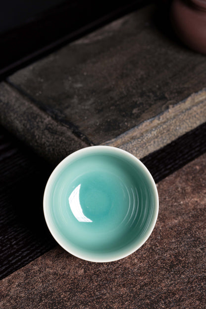 Longquan celadon master cup, Elegant Orchids Master cup, Host-Cup