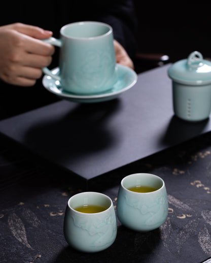Dragon Fish 5 pieces tea set