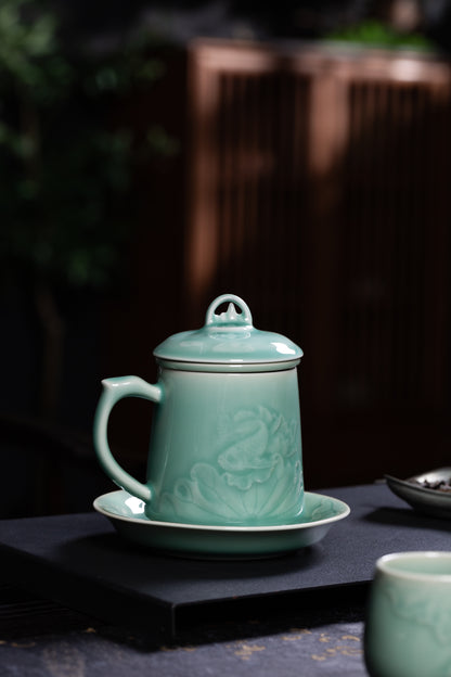 Dragon Fish 5 pieces tea set