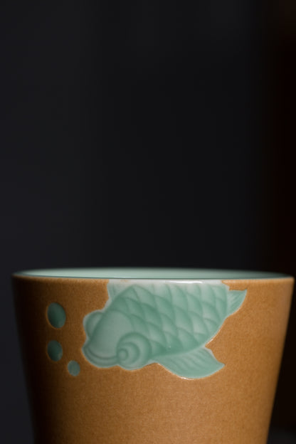 Longquan celadon master cup, Goldfish Master cup, Host-Cup