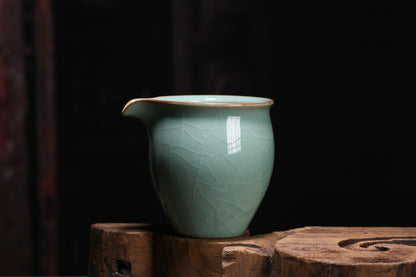 Longquan Celadon Ge Kiln Xishi 10 Head Teapot set