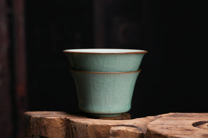 Longquan Celadon Ge Kiln Xishi 10 Head Teapot set